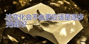 这变化会不会更应该是逐步完成的？