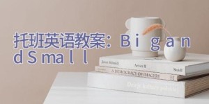 托班英语教案：BigandSmall