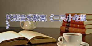 托班音乐教案《三只小老鼠》