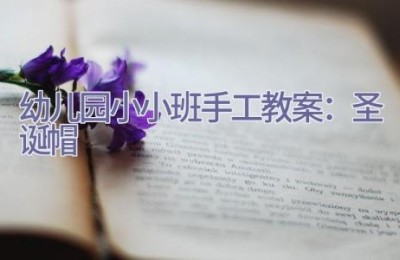 幼儿园小小班手工教案：圣诞帽