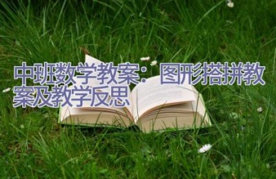 中班数学教案：图形搭拼教案及教学反思