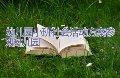 幼儿园小班社会活动方案参观幼儿园